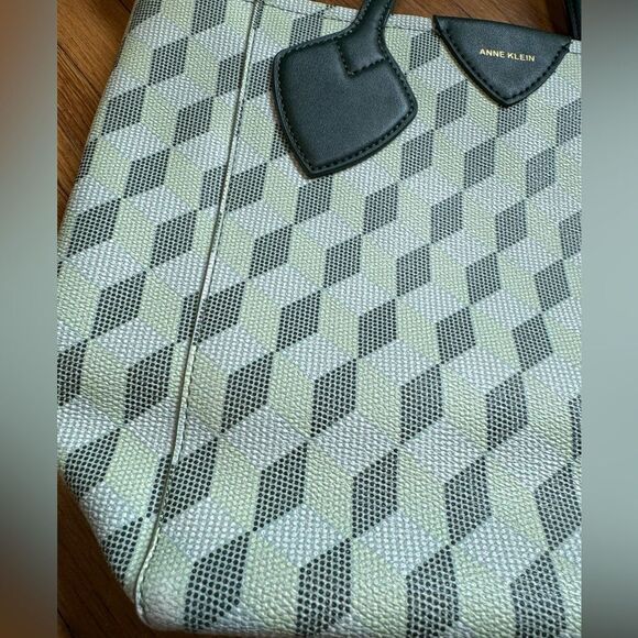 Anne Klein Georgia Medium Tote, Pistachio Multi - Picture 4 of 9